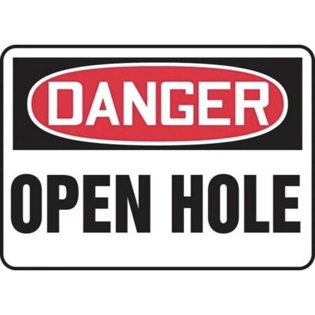 Accuform OSHA DANGER SAFETY SIGN OPEN HOLE MCRT009XT MCRT009XT